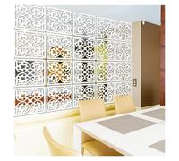 40 Pcs Natural PVC Room Divider Panels - Versatile s for Home & Office, Multiple Sizes for Effective Space Separation