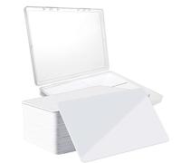 40 Pcs NFC Cards NFC Tags NFC 215 Card White Blank NFC Business Card Rewritable NFC Tags 504 Bytes Memory Compatible with Android and NFC Enabled Mobile Phones Devices