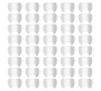 40 Pcs Peel Off PET Lens Covers Compatible with 3M 6885 6000 6700 6800 6900 Respirator Face Shields