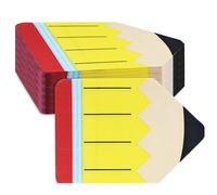 40 PCS Pencil Shaped Paper Napkins Welcome Back to School Yellow Guest Napkins School Season Disposable Paper Hand Towels for First Day of School Party Supplies Teacher Classroom Table Decoration