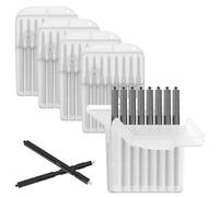 (40 Pcs) Phonak Hearing Aids Wax Guard Filters, Hearing Aid Accessories(40 Filters) for Resound, Widex and Unitron, Hear Clear Cleaning kit Supplies, Hearing Aid Filters Replacement Parts (5 Packs)