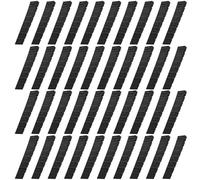 40 Pcs Plastic Wedges Furniture Levellers Plastic Shims for Leveling Shims, Adjustable Furniture Levelers Wedges for Levelling Furnitures Feet Chair Table Leg Doors Toilet(Easy to Snap Cut, Black)