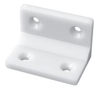 40 PCS Right Angle Brackets Plastic Corner Brackets for Furniture