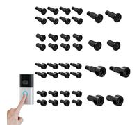 40 PCS Ring Doorbell Screw, Screw Replacement Set, Carbon Steel Flat Head Torx T6/T15 Screws, Compatible with Ring Doorbell 2nd Generation