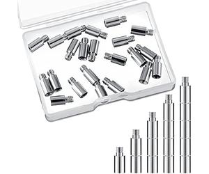 40 Pcs Scrapbook 12 x 5 mm Extension Screws Album Extension Post Replacements Compatible Post-Bound Refillable Photo Album