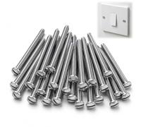 40 PCS Screws Long Electrical Machine Screw, M3.5 * 60mm Socket Screws | Wall Socket Extension Screws, Plug Screws Electrical for Light Switch and Plug Sockets