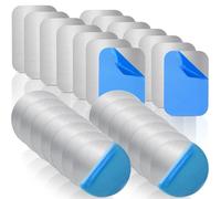 40 Pcs Self-Adhesive Metal Plate, Universal Magnetic Phone Holder Magnetic Mount Replacement Plate for Car Mounts, Ultra Thin Metal Plates for Tonie Figures, Round and Square Adhesive Base for Magnets