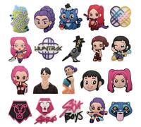 40 Pcs Shoe Charms Decoration Set - K-Inspired Figure Shoe Charms, Accessories for Personalising Footwear, Popular Singer Themed Decorations, DIY Crafting and Seasonal Outfits, Gifts Fans Friend