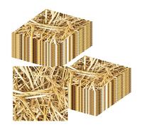 40 Pcs Straw Table Napkins, Straw-Themed Party Napkins for Hawaii Farm Party Decorations Cowboy Western Theme Party Supplies (16.5x16.5cm)