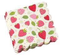 40 Pcs Strawberry Paper Napkins, Luncheon Napkins Cocktail Napkins Strawberry Theme Decorations for Kids Baby Shower Birthday Party Supplies