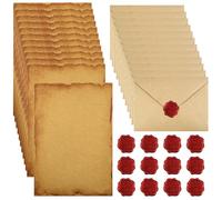 40 Pcs Vintage Letter Writing Set for Invitations,Thank You Love Letters