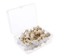 40 Pcs Wooden Thumbtack For Creative Decorative Drawing Push Pins Wood For Head Pins Push Pins Pin Thumb Tacks Cork Board Pins Notice Board Pins Pin Board Pin Boards Pin Board Pins Pinboard Drawing
