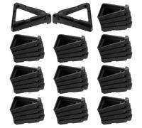 40 PcsPlant Pot Feet for Outdoor Plant Pots, Triangle Pot Toes Plant Feet Invisible Flower Risers Potted Stands for Indoor Outdoor Garden Small Large Plants Terracotta Pots Lifters Supports(Black)