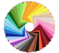40-Piece A4 Felt Fabric Sheets, 40 Assorted Colours Non-Woven Textile for DIY Crafts, Sewing & Christmas Ornaments (2)