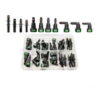 40-Piece Automotive Fuel Line Quick-Connect Set with Double O-Ring Design and 11 Size Options for Dependable Fluid Transfer