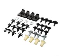 40 Piece Car Undertray Cover Clip and Shield Guard Screw Kit Compatible with For Toyota T25 Models Plastic and Metal Materials