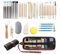 40-Piece Clay Sculpting Tools Set Perfect for Polymer Air Dry Modeling Clay Beginners & Professionals Ideal for DIY Pottery & Ceramics Tools for Clay Sculpey Sculpting & Crafting