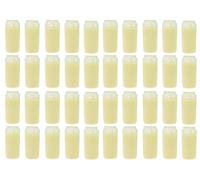 40 Piece Composition Grave Light No. 7 White Grave Lamp Grave Candle