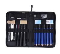 40 Piece Drawing Pencils for Sketching, Sketch Pencils for Drawing Kit Generals Charcoal Pencils, Pro Art Drawing Kit for Artists Adults Teens Beginner Kid, Ideal for Shading, Blending