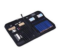 40 Piece Drawing Sketching Pencil Set with Graphite and Charcoal Pencils for Artistic Creations for Most People, Oxford Cloth Material