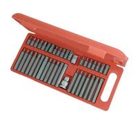 40 Piece Spline And Hex Star Bit Socket Set 3/8 And 1/2 Inch (Neilsen Ct1436)