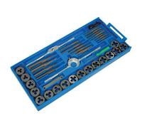 40 Piece Tap & Die Set Wrenches M3 M12 Taps & Dies Storage Case