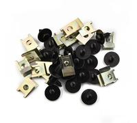 40 Piece U Nut Hex Screw Set for Efficiently Fixing For BMW's Undertrays and Metal Sheets