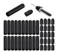 40-Piece Wine Pour Lid, Quick Pour Lid, Dustproof and Leakproof Wine Pour Lid, Sealing Red Wine Lid, Reusable Wine Pour Lid