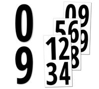 40 Pieces, 150mm - Number Stickers, Waterproof Vinyl Stick On Numbers - Black