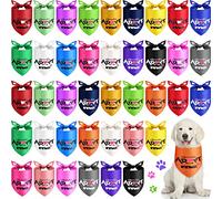 40 Pieces Adopt Me Dog Bandanas Bulk Multi Colors Bibs Triangle Dog Washable Scarf Kerchief Set for Small Medium Large Cats Pets Costume Accessories Decoration