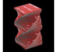 40 Pieces Double Sided Adhesive, Extra strong, Double Sided Adhesive Pads Compatible, Highly Durable, for Car, Home and Office, Square（30 x 30 mm）