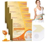40 Pieces Fast Weight Loss Fat Burner, Bee Venom Lymphatic Drainage Slimming Patches, Bee Venom Lymphatic Drainage Patches for Women and Men Weight Loss