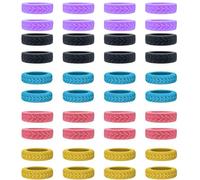 40 Pieces Luggage Wheel Protector Covers Silicone Suitcase Wheel Covers