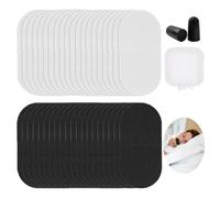 40 Pieces of Breathing Correction Stickers, 1 Pair of Sponge Earplugs, Mouth Stickers When Sleeping, Sleep Tape, Men's Snoring Aid