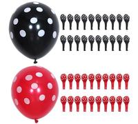40 Pieces Of Polka Dot Balloons, Ladybug Balloons, Latex Balloons, Birthday Party Decorations, Background Photo Props, Party Decoration Accessories