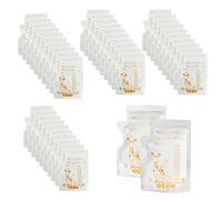 40 Pieces of pre-sterilized Storage Bag, Breast Milk Storage Bag, 250ml Milk Freezer Bag, Fresh-Keeping Bag with Scale, Double Zipper Sealing
