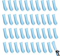 40 Pieces Silicone Ear Spoon Tips, Reusable Silicone Ear Cleaner Replacement Tips forEar Camera Tip Otoscope Replacement Accessory, forEar Wax Removal Tip Covers Kit(Blue)