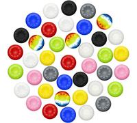 40 Pieces Silicone Thumb Grips Caps Thumb Stick Protect Cover Replacement Parts Compatible with Xbox One, Xbox 360, PS4 Controllers, Multi-color [video game]