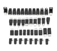 40 Pieces USB Adapter Kit, Connector Set Plug Play for Office Home Tech Toolkit