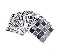 40 Pieces Wall Tile Stickers for Home Decor,Waterproof 3D Mosaic Creative Tile Paste