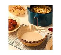 40 Disposable Air Fryer Liners Round Greaseproof Parchment Sheets 20cm