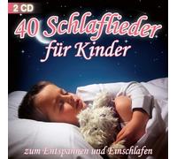 40 SCHLAFLIEDER FÜR KINDER -ZUM ENTSPANNEN UND EINSCHLAFEN CD NEW