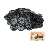40 Sets Snap Fasteners, 25mm Brass Metal Press Studs Sew on Snap Buttons Poppers Fasteners Kit Versatile Sewing Fasteners Buttons Sew Invisible Buttons for Clothes Sewing Craft DIY Craft Projects