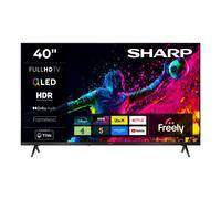 40" SHARP 2T-C40HE3245KB Smart Full HD HDR QLED TV, Black