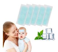 40 Sheet Cooling Fever Patch for Kids, Cooling Forehead Strips Cooling Gel Pads for Baby Children Adult Migraine Soothing, Relieve Headache, Toothache Pain, Sunstroke, Drowsiness, Fatigue, Refreshing