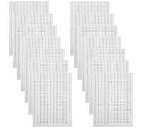 40 Sheet Cross Stitch Number Labels for Cotton Floss Paper
