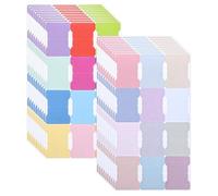 40 Sheets/480 Pieces Book Annotation Tab, Writable Sticky Notes Flags Paper, Sticky Index Tabs, Double Sided Book Page Markers Tabs, Planner Stickers, Blank Monthly Tab for Notes Labeling Classifying