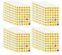 40 Sheets Emoji Stickers Self-Adhesive Emoticon Sticker 1920 Pieces Funny Faces Stickers for Notebook Phone Laptop Decoration Skateboard