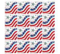 40 Sheets Independence Day Napkin 33x33cm Wood Pulp Disposable