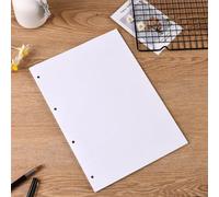 40 Sheets Loose Leaf Paper - A4 A5 A6 Blank Refill Paper for 6 Hole Binder, White Printer Copy for Note Taking, Planning & Printing(A4 40sheets)
